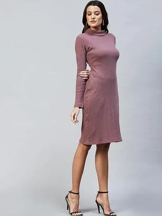 Cotton-Bodycon-Midi-Dress-for-Women